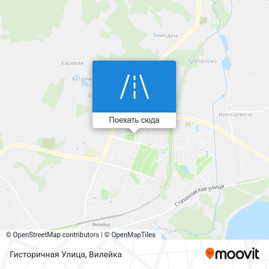 Карта Гисторичная Улица