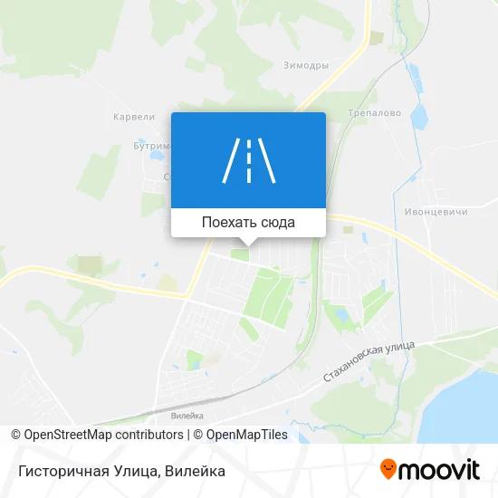 Карта Гисторичная Улица