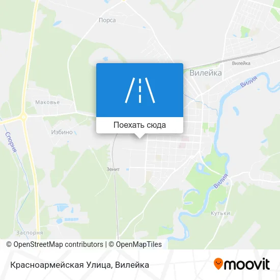 Карта Красноармейская Улица