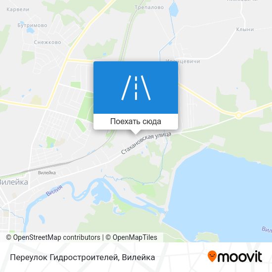Карта Переулок Гидростроителей