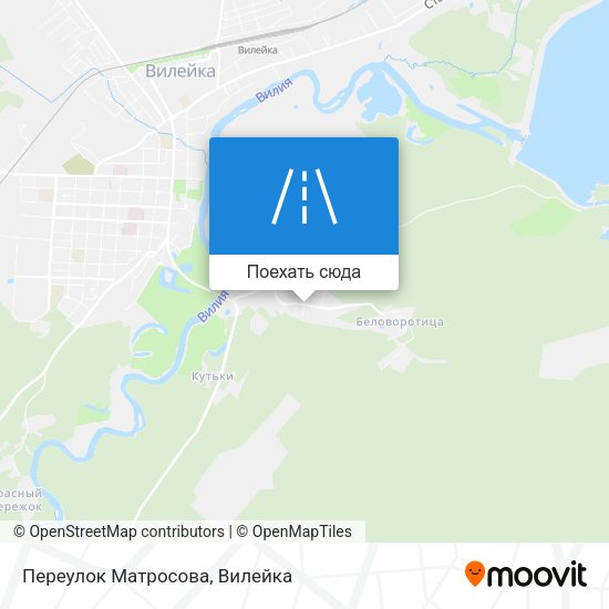 Карта Переулок Матросова