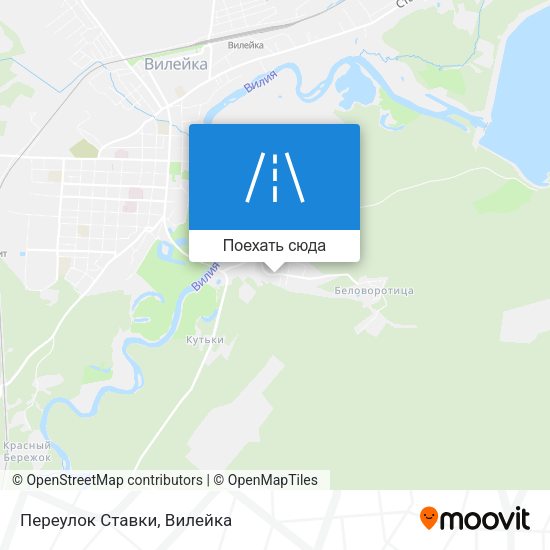 Карта Переулок Ставки