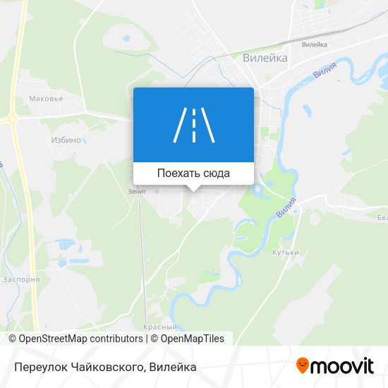 Карта Переулок Чайковского