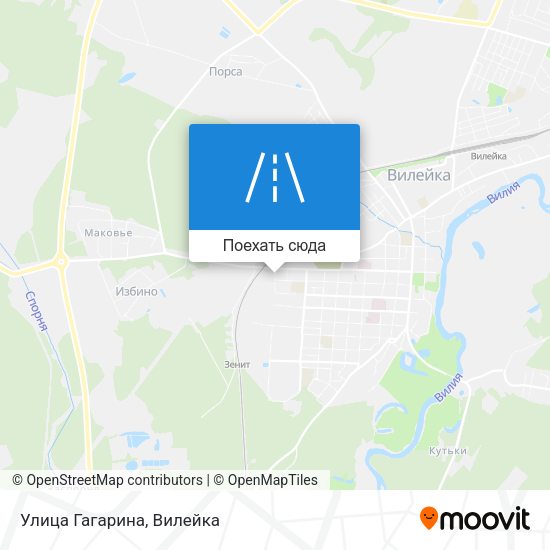 Карта Улица Гагарина