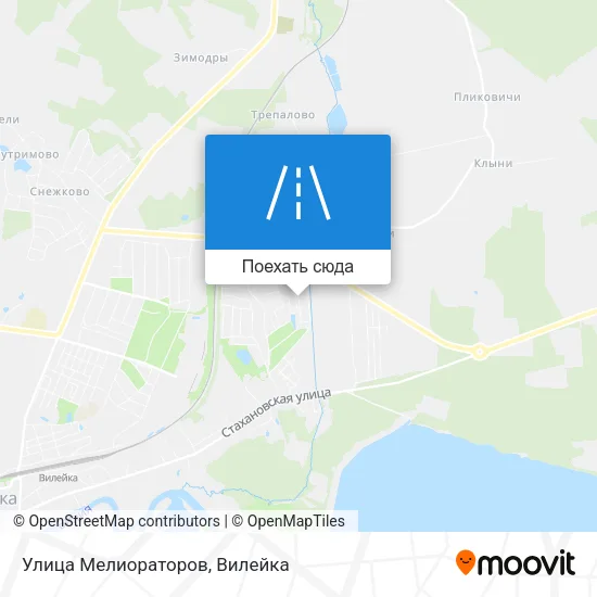Карта Улица Мелиораторов