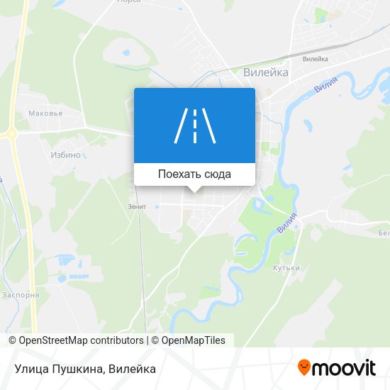 Карта Улица Пушкина