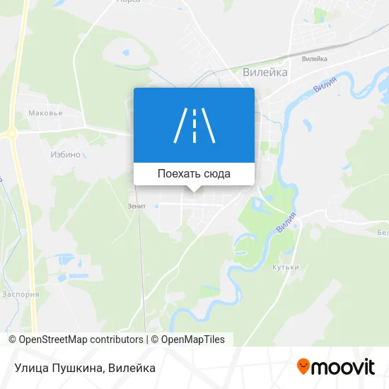 Карта Улица Пушкина