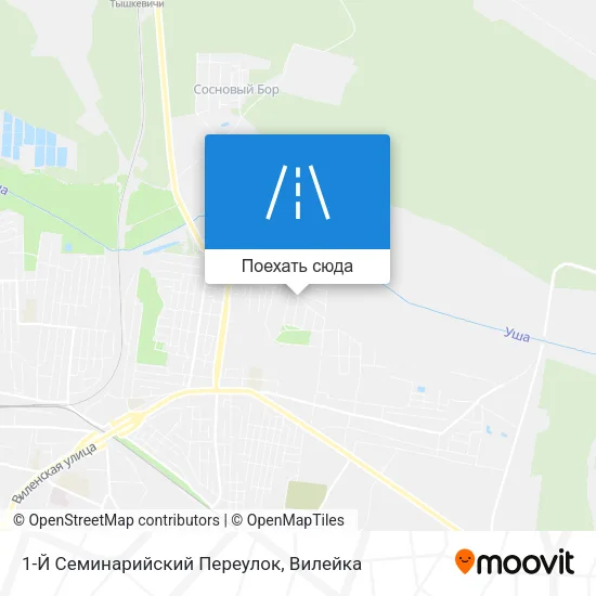 Карта 1-Й Семинарийский Переулок