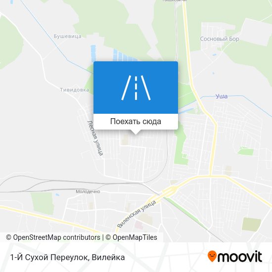 Карта 1-Й Сухой Переулок