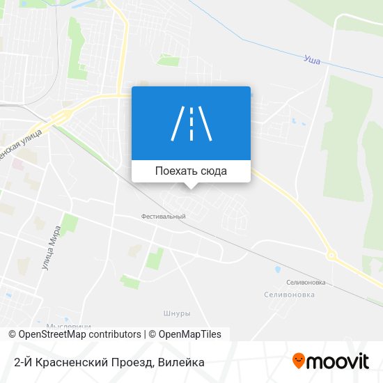 Карта 2-Й Красненский Проезд