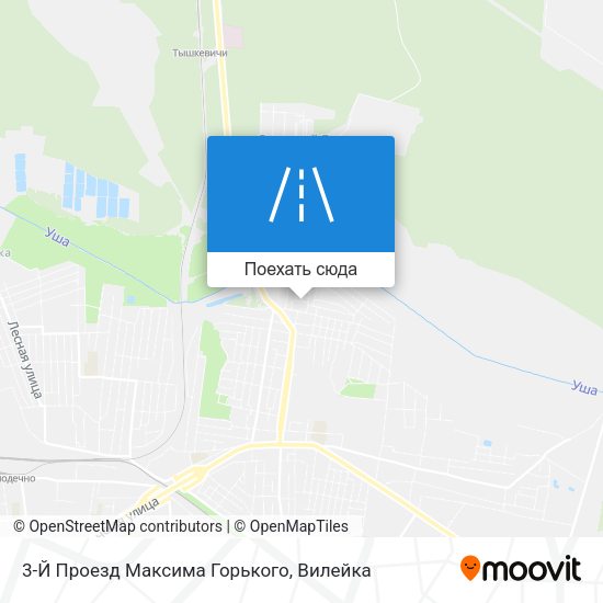 Карта 3-Й Проезд Максима Горького