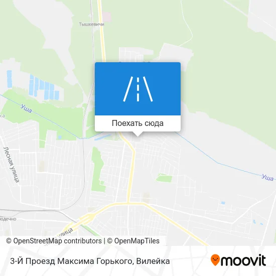 Карта 3-Й Проезд Максима Горького