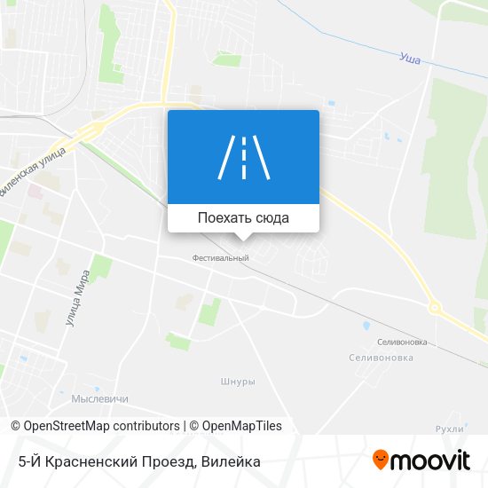 Карта 5-Й Красненский Проезд