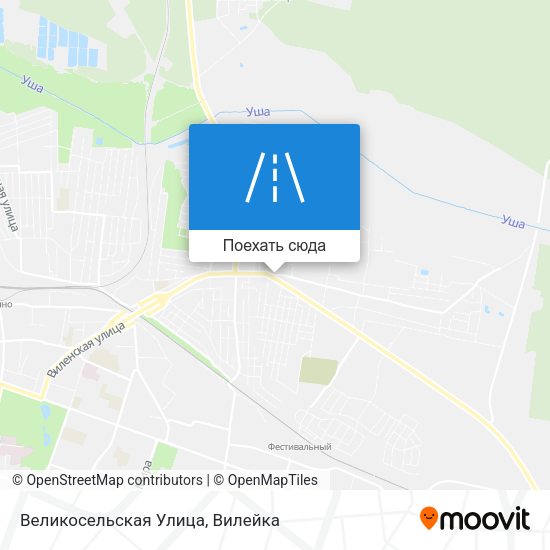 Карта Великосельская Улица