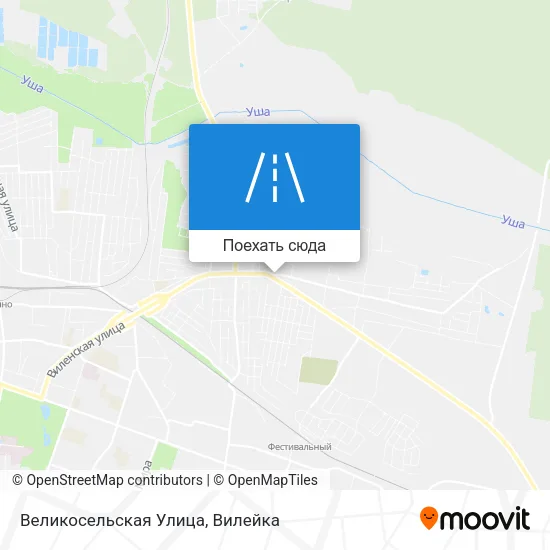 Карта Великосельская Улица