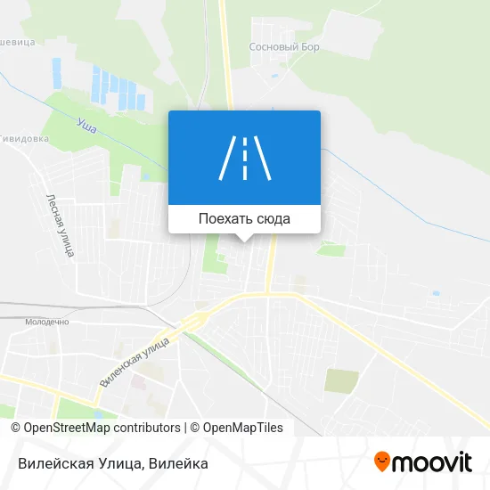 Карта Вилейская Улица