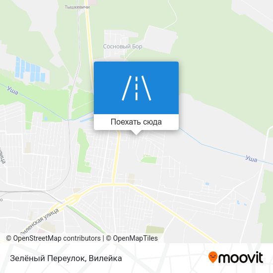 Карта Зелёный Переулок