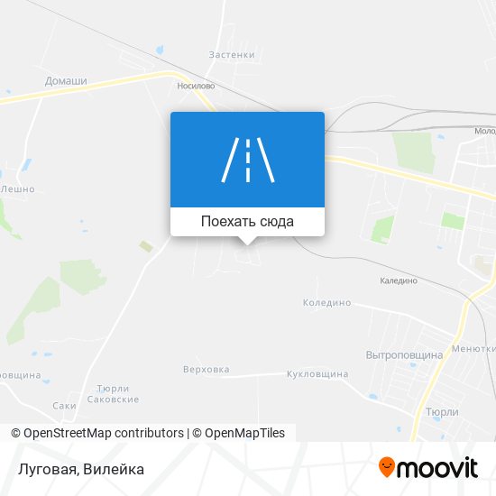 Карта Луговая