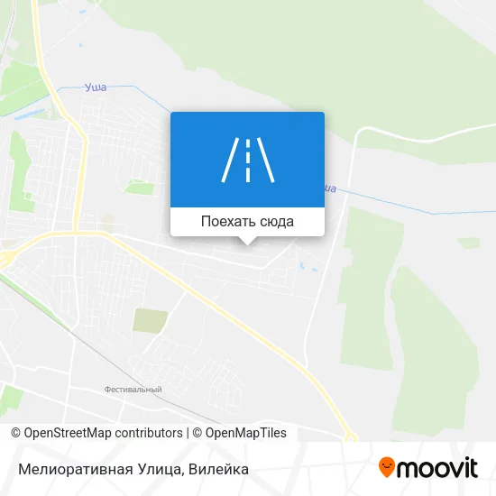 Карта Мелиоративная Улица