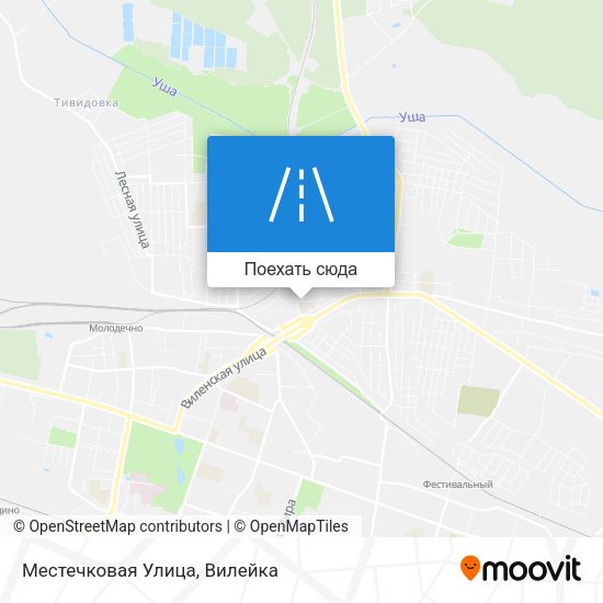 Карта Местечковая Улица