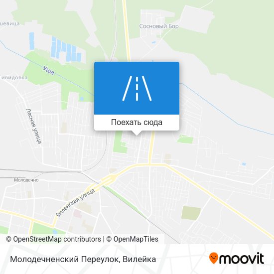 Карта Молодечненский Переулок