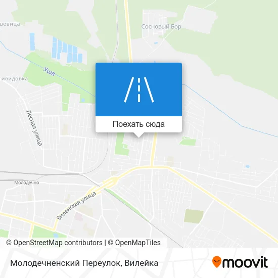 Карта Молодечненский Переулок