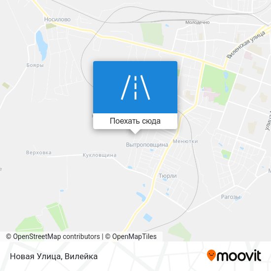 Карта Новая Улица