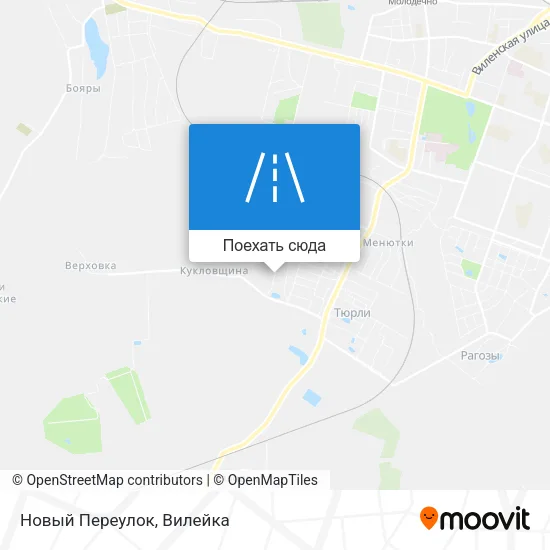 Карта Новый Переулок