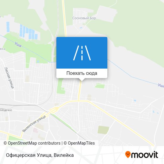 Карта Офицерская Улица