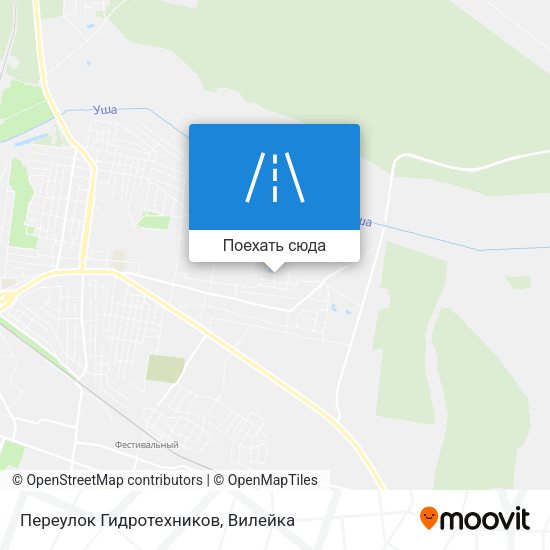 Карта Переулок Гидротехников