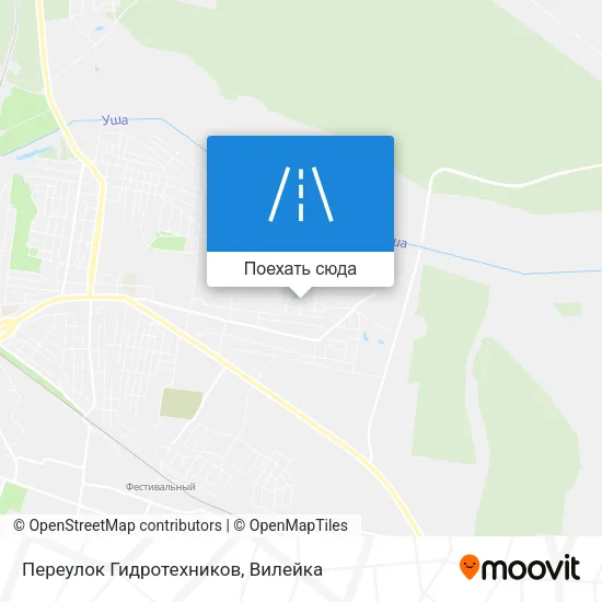 Карта Переулок Гидротехников