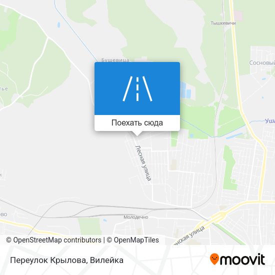 Карта Переулок Крылова