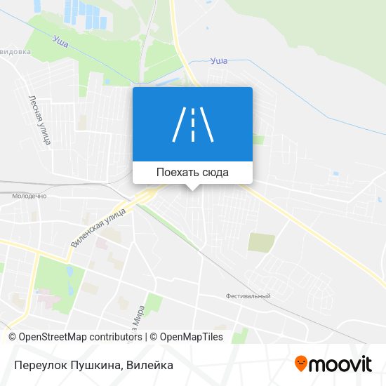 Карта Переулок Пушкина