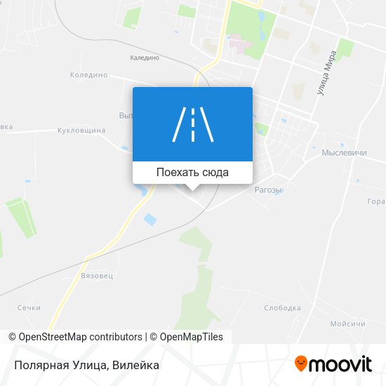 Карта Полярная Улица