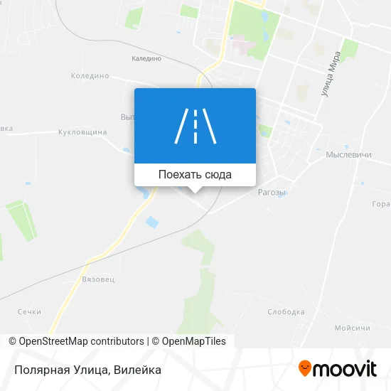 Карта Полярная Улица