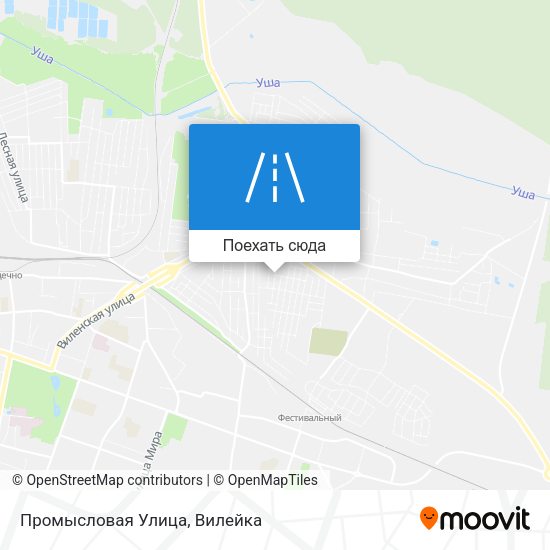 Карта Промысловая Улица