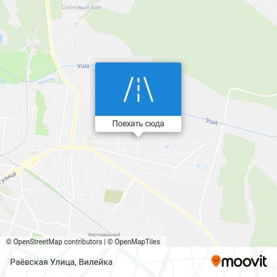 Карта Раёвская Улица