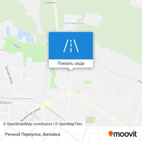 Карта Речной Переулок