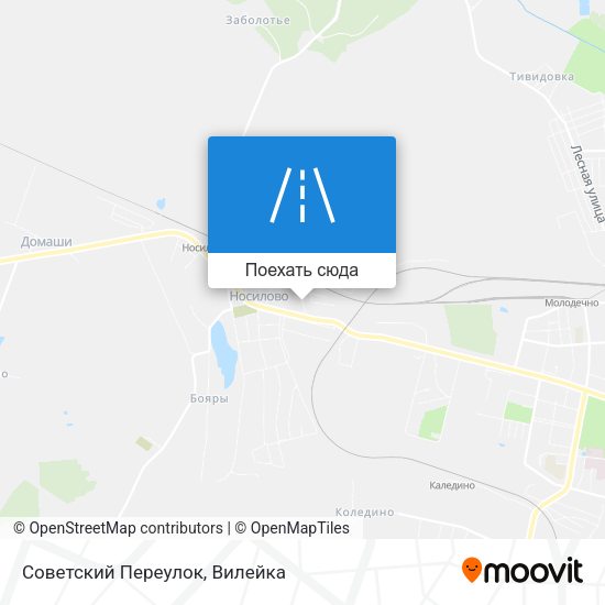 Карта Советский Переулок