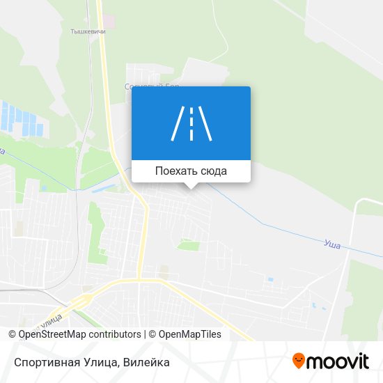 Карта Спортивная Улица