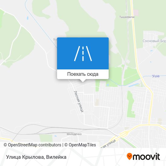 Карта Улица Крылова