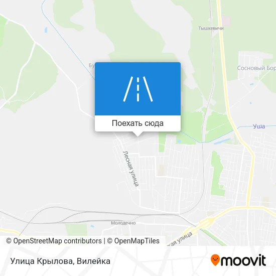 Карта Улица Крылова
