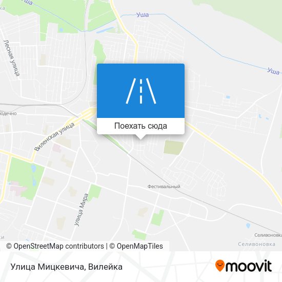Карта Улица Мицкевича
