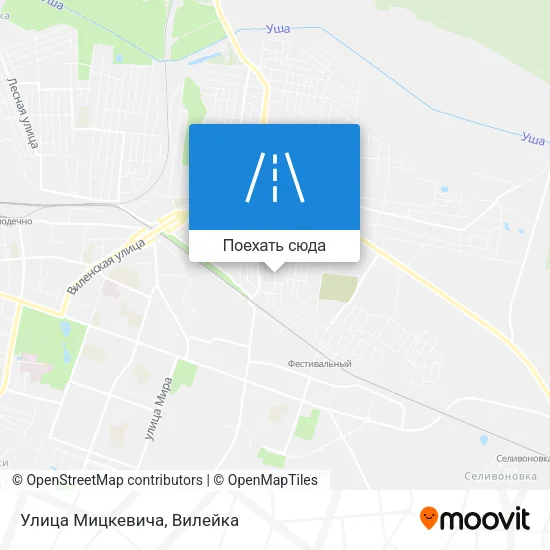 Карта Улица Мицкевича