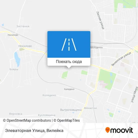 Карта Элеваторная Улица