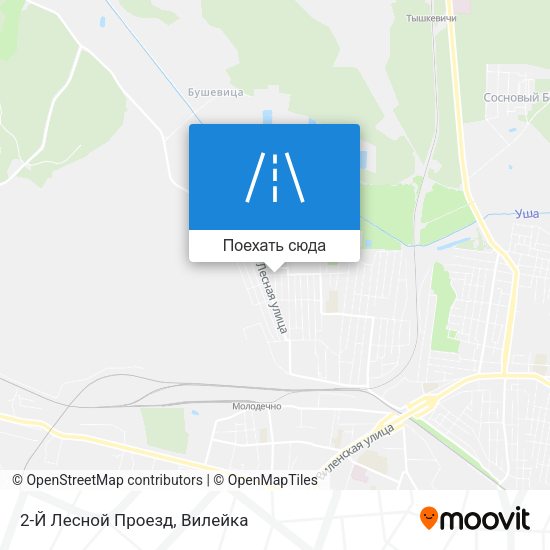 Карта 2-Й Лесной Проезд