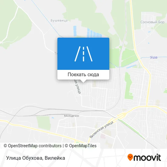 Карта Улица Обухова