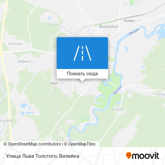Карта Улица Льва Толстого