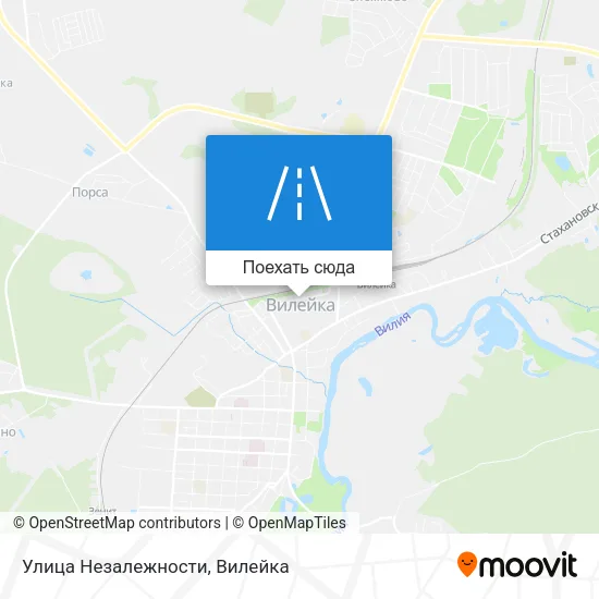 Карта Улица Незалежности