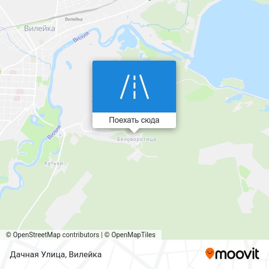 Карта Дачная Улица